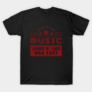 Jake E. Lee 22/2/26 USA 1957 Music D5047 T-Shirt